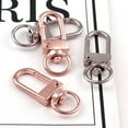 thumbnail image 2 of 5 Pcs Gold Silver for Key Chain Holder Swivel Lobster Clasp Snap Hook Jewelry Findings for Keychain Making Craft, 2 of 6