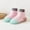 Pink, variant on Zecgelong Summer And Autumn Comfortable Toddler Shoes Stripes Colorblock Children Mesh Breathable Floor Sneakers Baby Athletic Shoes Size US:9 Pink