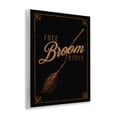 thumbnail image 4 of Stupell Industries Rustic Free Broom Rides Holiday Painting Unframed Art Print Wall Art, 11 x 14, 4 of 8