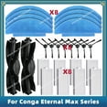 thumbnail image 2 of Compatible For Cecotec Conga Eternal Pet Max X-Treme, Ultimate, Titanium, Vital Parts Accessories Main Side Brush Filter Mop, 2 of 5