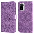 thumbnail image 4 of Funda tipo cartera GANGXUN para Xiaomi Redmi Note 10s 4G , diseño girasol, cuero PU, soporte, cierre magnético, tarjetero, 4 of 5