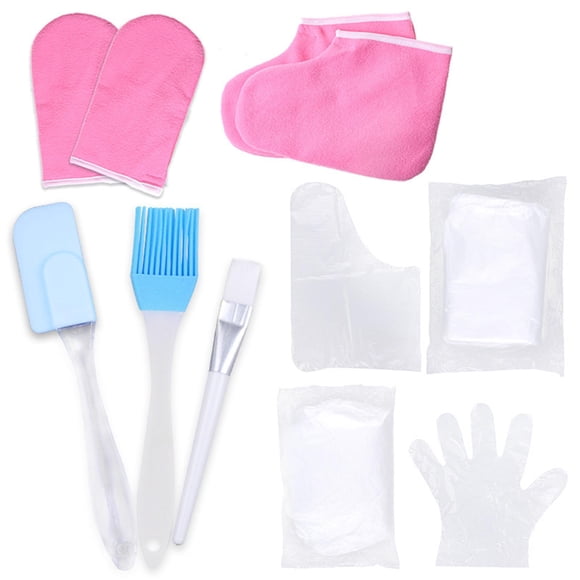 Guantes de silicona Yinane para derretir cera Botines rosas