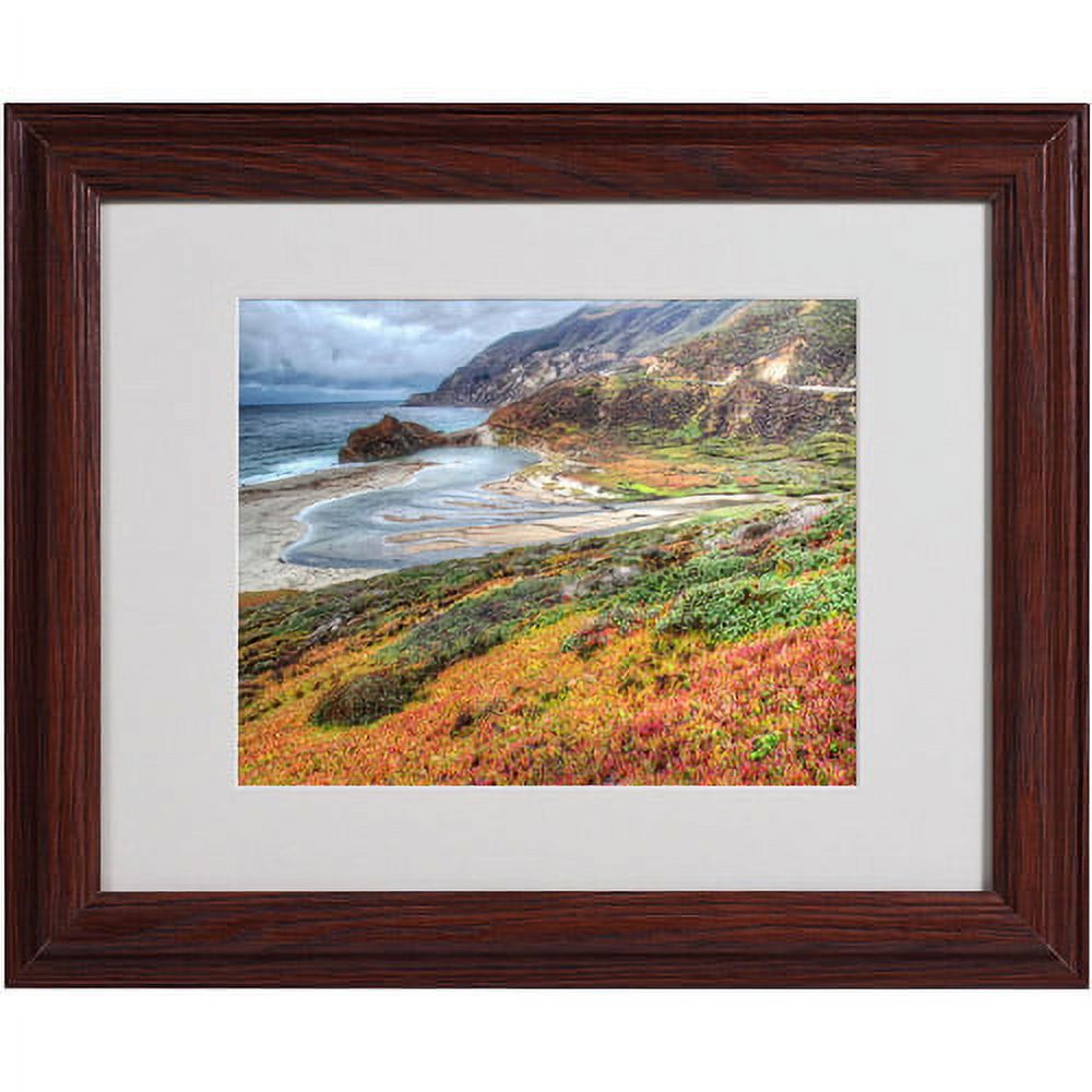 Trademark Fine Art "Bigsur California" Matted Framed Art by Pierre Leclerc
