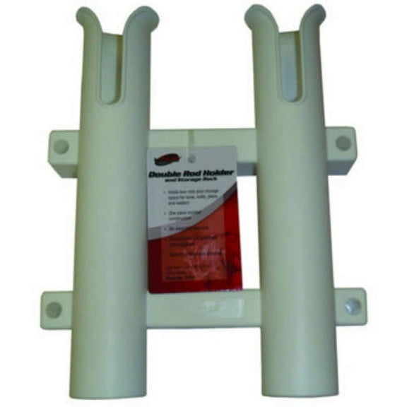 Fish-On 73100 Double Rod Holder White