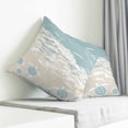 thumbnail image 3 of Blue Coastal Sea Turtle Pillow Covers 24x24 Inch Decorative Throw Pillow Cover, Summer Beach Ocean Abstract Art Sofa Pillowcases Accent Cushion Case Home Decor Bedroom Living Room, 3 of 6