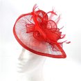 thumbnail image 3 of Tocado para mujer, tocado para fiesta, boda, sombrero de fiesta, diadema, plumas para el pelo, sombreros de cóctel, diadema, diseño de precisión, 3 of 7
