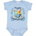 thumbnail image 3 of Inktastic Happy Hanukkah Dreidel and Laurels Boys or Girls Baby Bodysuit, 3 of 5