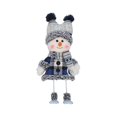 thumbnail image 1 of Muñeco de nieve navideño con sombrero, decoración para fiesta, juguete de escritorio coleccionable, novedad, Festival, adorno de Navidad suave, figura Estilo F, 1 of 8