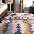 thumbnail image 3 of nuLOOM Ofelia Hand Tufted Wool Area Rug, 5' x 8', Multi, 3 of 4