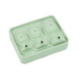 thumbnail image 2 of Lolynie Novelty Ice Cube Tray Silicone - Fun Shape Mold For Diy Cake Chocolate Candy Light Green, 2 of 4