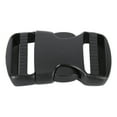 thumbnail image 3 of 5Pcs Quick Release Buckle Plastic Dual Adjustable Strap Buckles Replacement DIY Craft for Backpack BlackFor 38mm Width Strap, 3 of 5
