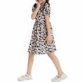 thumbnail image 5 of Ruyang Young Girls Fashion Dresses Girls Floral Dress Summer Cute and Comfortable Casual Dress for Girls, 5 of 9