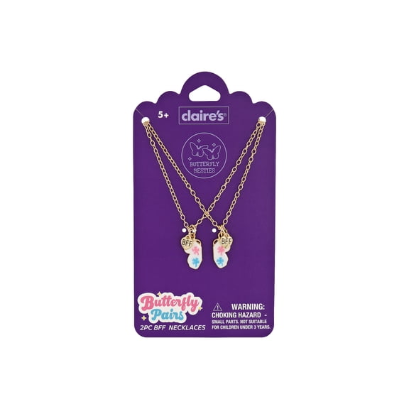 Claire's Best Friends Necklace Set - Butterfly