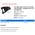 thumbnail image 2 of Front Right Upper Control Arm and Ball Joint Assembly - Compatible with 1975 - 1978 GMC C25 1976 1977, 2 of 2