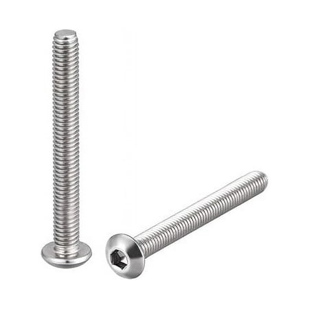 

uxcell M3x25mm Machine Screws Hex Socket Round Head Screw 304 Stainless Steel Fasteners Bolts 20pcs