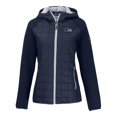 thumbnail image 2 of Women's Cutter & Buck College Navy Seattle Seahawks Rainier PrimaLoft Eco Hybrid Full-Zip Hoodie Jacket, 2 of 3