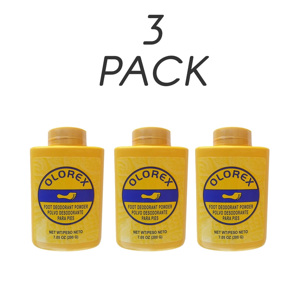 Olorex Foot Deodorant Powder. Daily Use. Refreshing, Sanitizing, Anti