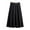 Black, variant on Busydd Women's Skirts Trendy Solid Color Midi Skirt Casual Oversized Fall Skirts for Women Plus Size Skirt XL