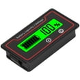 thumbnail image 4 of Luz Del Medidor De Batería, Pantalla De Capacidad Segura Para Disco Duro Alarma Lcd Hdd Caddy Medidor De Voltaje Para Vehículo Eléctrico 12-84Vverde, 4 of 7