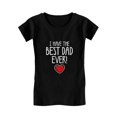 thumbnail image 1 of Tstars Girls Gifts for Dad Father's Day Shirts I Have the Best Dad Ever Cool Best Gift for Dad Toddler Kids Girls Gifts for Dad Father's Day Shirts Fitted T-Shirt, 1 of 6