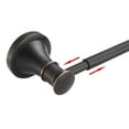 thumbnail image 1 of Toallero de baño BeSy ajustable de acero inoxidable de 40 a 70 cm, 1 of 7