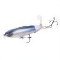 Señuelos de pesca de hélice 10 cm Fake Topwater Artificial Hard Bait (Azul claro)