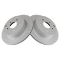 thumbnail image 3 of TRQ Rear G-Coated Brake Rotor LH RH Kit Pair Set of 2 for Nissan Infiniti, 3 of 5