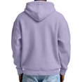 thumbnail image 6 of Waffle Knit Hoodies for Men Full Zip Hooded Cardigan with Pocket Lightweight Loose Fit Athletic Jackets 2026 Fall Outfits for Men(Purple,M), 6 of 7