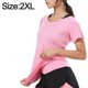 thumbnail image 2 of Hukapapa Traje deportivo para correr de verano, traje de yoga, camiseta de manga corta para entrenamientos deportivos, blusa de secado rápido, 2xl,, 2 of 5