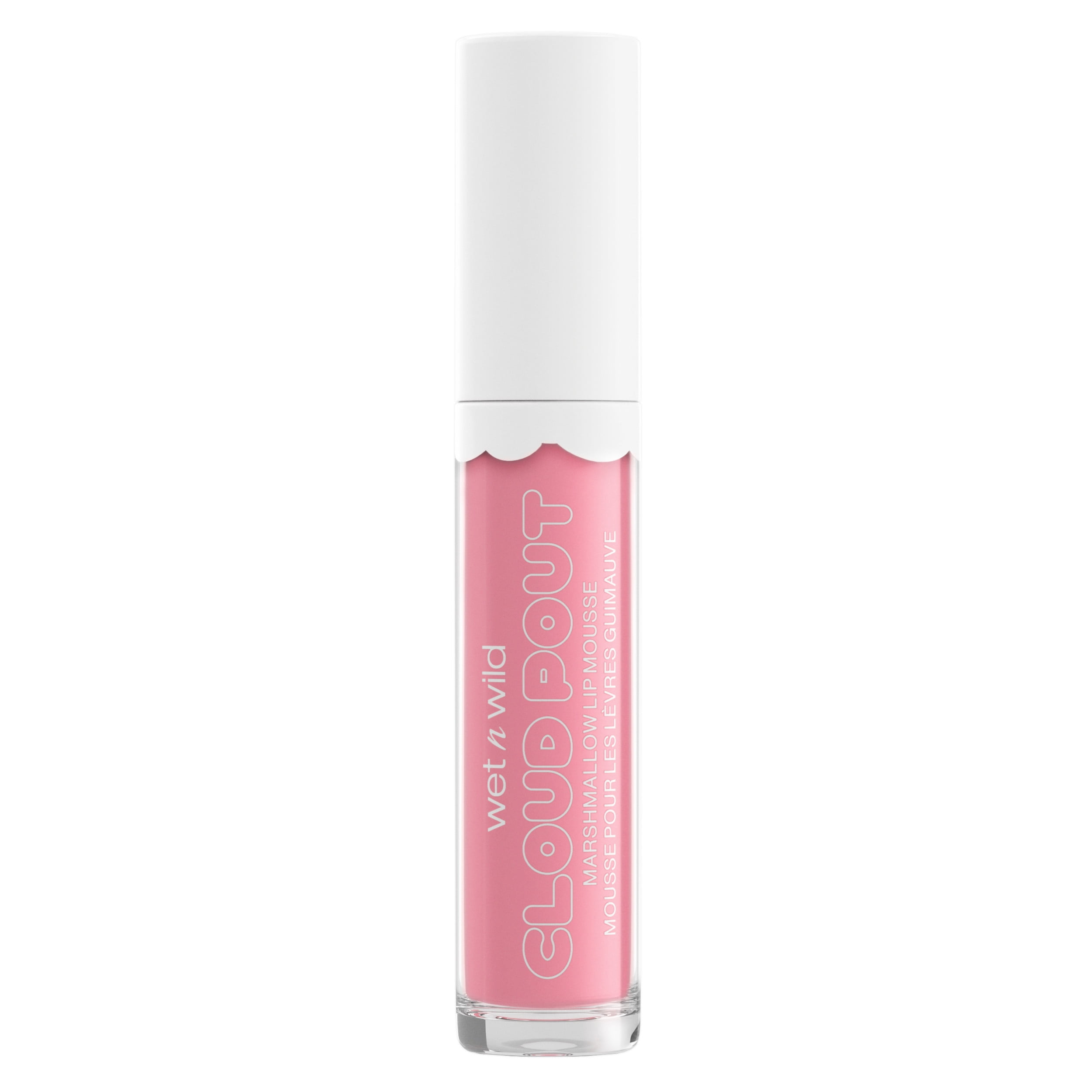 wet n wild Cloud Pout Lightweight Gloss Lipstick with Vitamin E, Cloud Chaser, Full Size