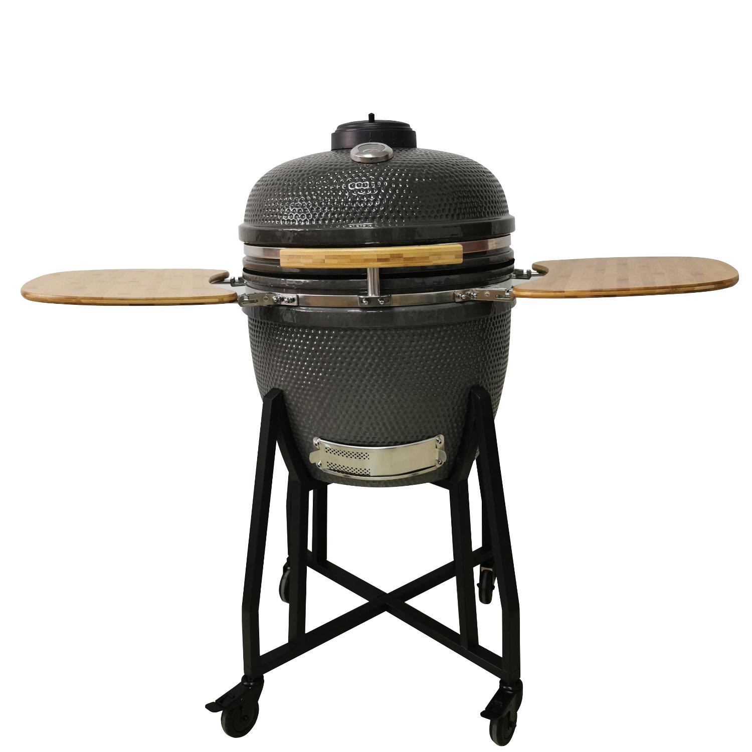 Lifesmart 21Inch Ceramic Kamado Grill