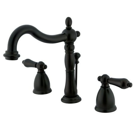 UPC 663370008870 product image for Kingston Brass KB197.AL Heritage Widespread Bathroom Faucet with Brass Pop-Up Dr | upcitemdb.com