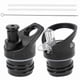 thumbnail image 1 of 2-Pack Replacement Lids for Insulated Bottles with Suction Nozzle and Handle, Durable Sports Water Bottle Accessories, 1 of 3
