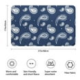 thumbnail image 3 of Blue Pioneer Flower and Paisley Pattern Bathroom Rugs Mat,Non Slip Microfiber Bathroom Rug,Rubber Backing,Soft Bathroom Mats for Bathroom Floor,Tub and Shower,17x27in(43x68cm), 3 of 5