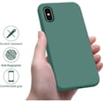 thumbnail image 4 of FFIY iPhone Xs Case/iPhone X Case,Ultra Slim Fit iPhone Case Liquid Silicone Gel Cover with Full Body Protection Anti-Scratch Shockproof Case Compatible with iPhone X/XS,Pink, 4 of 7