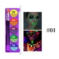 XUANYOUNG Eyeshadow Makeup Tray Fluorescent Water Soluble Human Body
