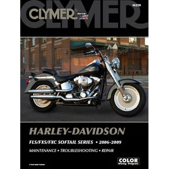 Clymer Repair/Service Manual '06-10 Harley FLS/FXS/FXC Softail (M250)