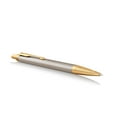 thumbnail image 3 of Parker IM Ballpoint Pen, Premium Warm Silver and Gold with Medium Point Blue Ink Refill (1931687), 3 of 4
