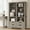 Light ivory, variant on 6-Tier Extra Wide Bookcase with 4 Drawers – Tall Freestanding Storage Cabinet – Deep Shelves for Office, Library, or Living Room – Modern Farmhouse Display Unit – Light Ivory