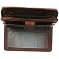thumbnail image 4 of Buxton Women's Heiress Checkbook Wallet, Mahogany One Size, 4 of 4