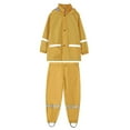 thumbnail image 1 of AJIWYH Toddler Rain Jacket Children's Button Rain Jacket Rain Jacket Girls Yellow,2 Year, 1 of 8