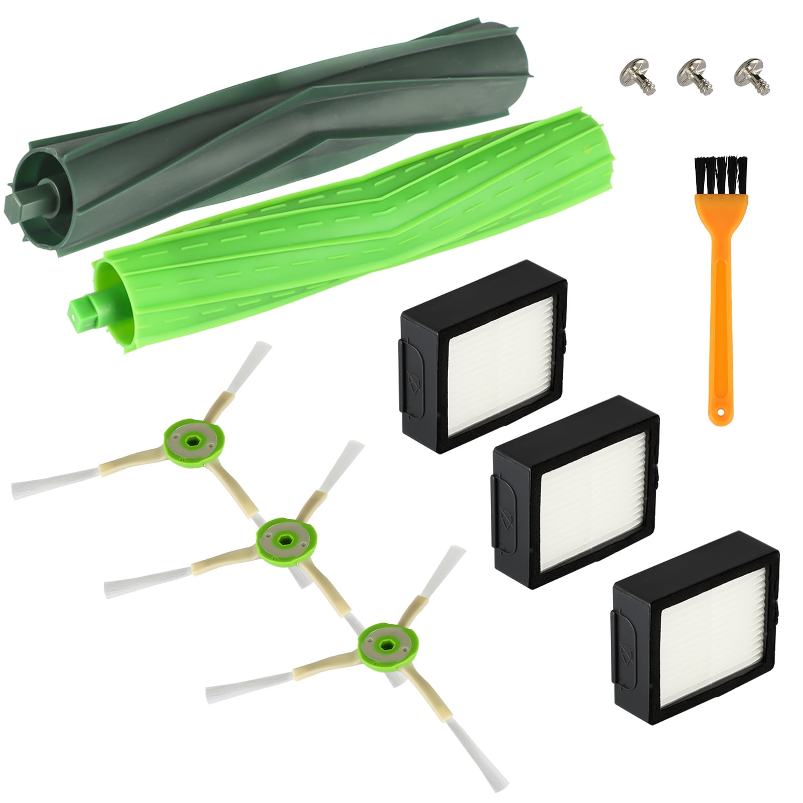 Includes 3 Filters i7 3 Spinners EFP Replenishment Kit for Roomba E5 Replacement Vacuum Filter 2 Rollers 3 Bags E6 i7 Plus Robotic Vacuum i7+ Replaces Part Number 4639168 Includes 3 Filters i7 3 Spinners EFP Replenishment Kit for Roomba E5 Replacement Vacuum Filter 2 Rollers 3 Bags E6 i7 Plus Robotic Vacuum i7+ Replaces Part Number 4639168
