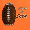thumbnail image 6 of Wild Bobby Football Fingerprint It's in My DNA Sports Unisex Hoodie Sweatshirt, 6 of 6