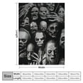 thumbnail image 4 of HENGT Halloween Horror Movie Theme Blanket, Halloween Decorations Indoor, Soft Flannel Blankets for Bed Couch, 4 of 6
