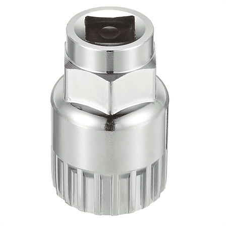 Bicycle Bottom Bracket Remover 20 Teeth Wrench Box Sockets Cycling Bike Spanner Bike Repair Service Tool,1 * Bicycle Bottom Bracket Remover,Silver