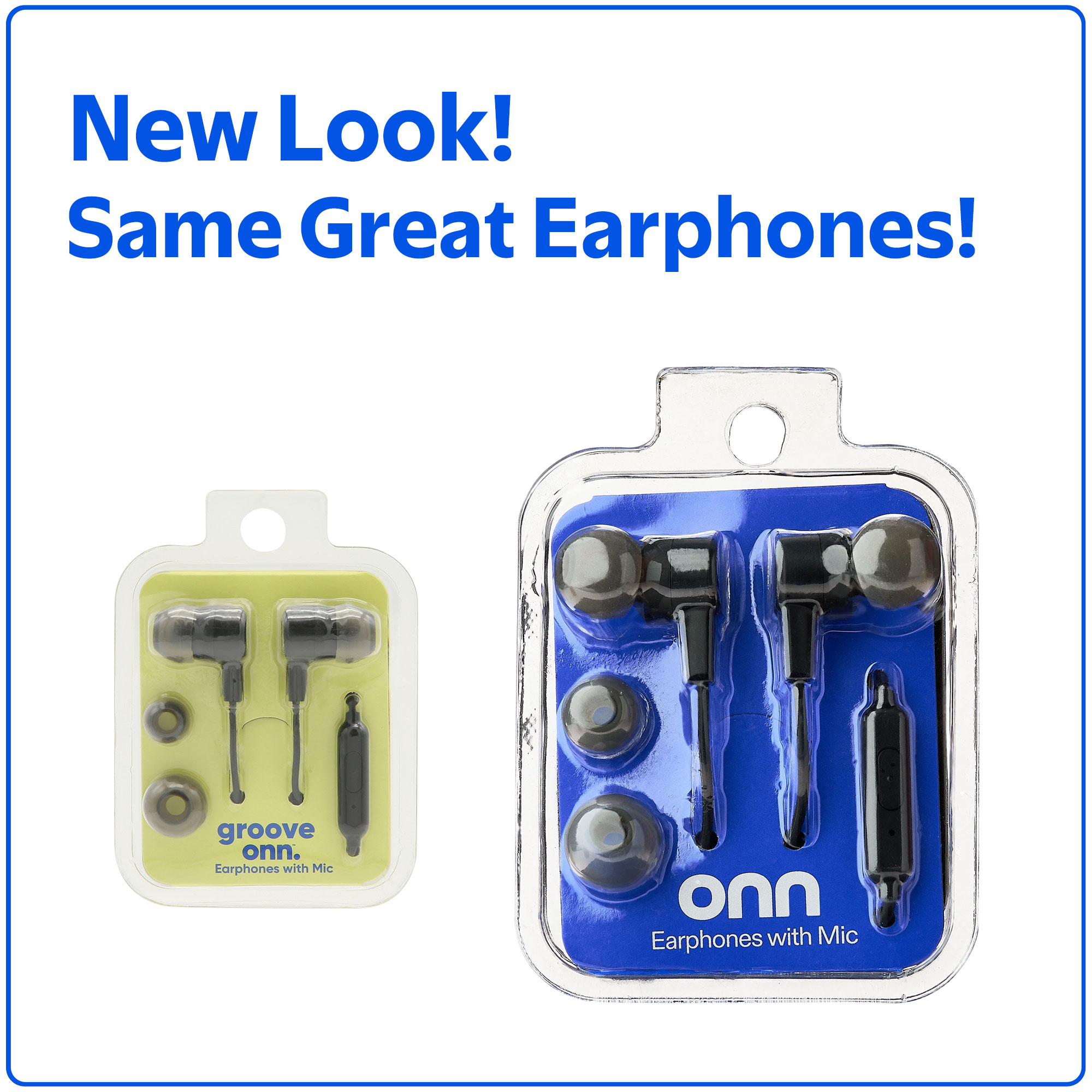 onn Audífonos con cable y micrófono con conector de 3.5 mm en negro - sonido de alta calidad y puntas de silicona cómodas 4