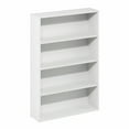 thumbnail image 5 of Furinno Basic 4-Tier Open Shelf Bookcase, Bookshelf, Storage Organizer, 6 x 24 x 35, White, 5 of 6