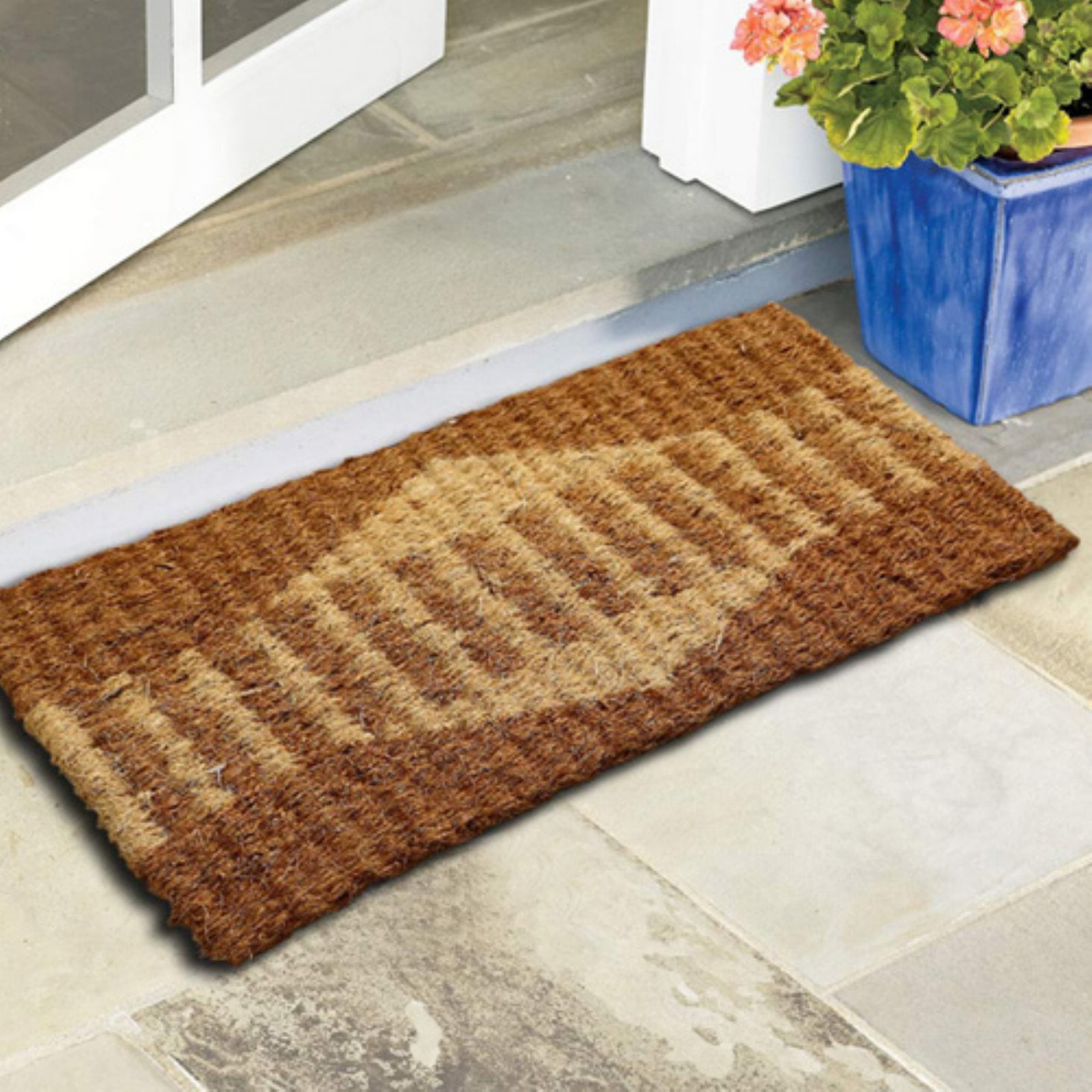Evergreen Flag Natural Fiber Door Mat