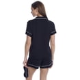 thumbnail image 2 of REVEAL Midnight Black Modal Short Ultra-Soft Pajama Set, US Large, NWOT, 2 of 2