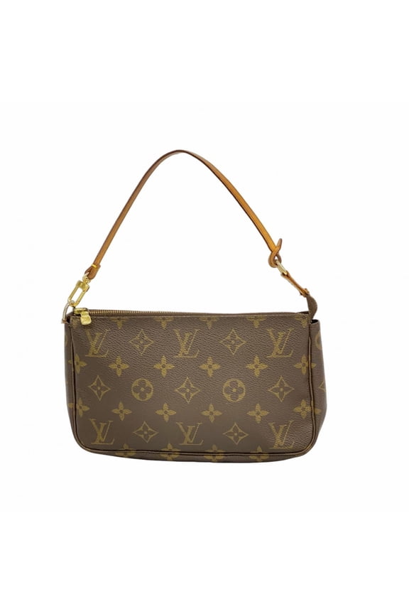 Pre-Owned Louis Vuitton Monogram Pochette Accessoires M51980 Brown Women's Bag/Pouch (Good)